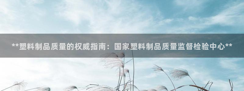 太阳集团游戏城：**塑料制品质量的权威指南：国家塑料制品质量
