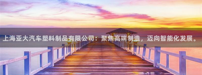 太阳成集团网站取款：上海亚大汽车塑料制品有限公司：聚焦高端制