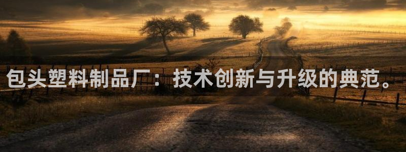 太阳游戏盒子：包头塑料制品厂：技术创新与升级的典范。