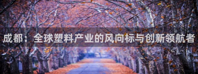 太阳成集团是干嘛的：成都：全球塑料产业的风向标与创新领航者