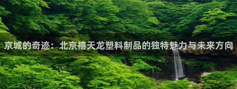 古天乐只有太阳能黑他：京城的奇迹：北京禧天龙塑料制品的独特魅