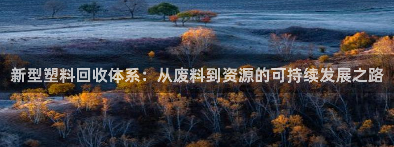 太阳集团2018网址：新型塑料回收体系：从废料到资源的可持续