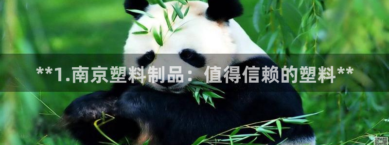 太阳诚集团有限公司：**1.南京塑料制品：值得信赖的塑料**