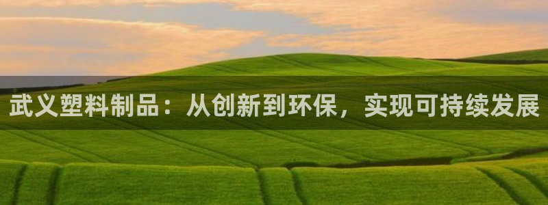 太阳gg注册登录：武义塑料制品：从创新到环保，实现可持续发展